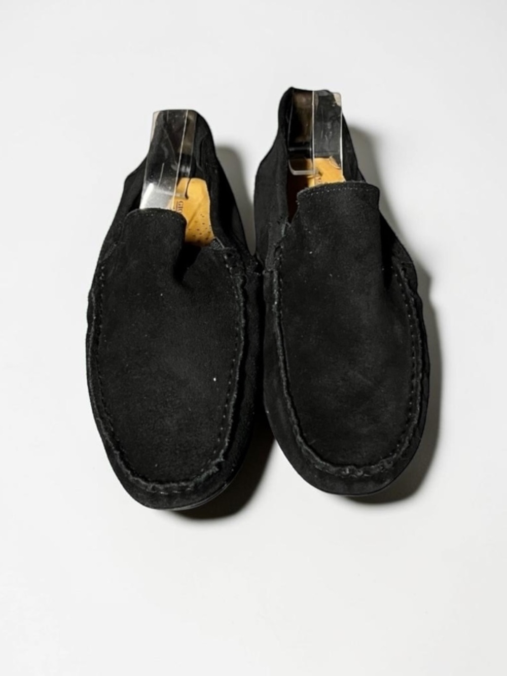 🌻NEW Condition Giorgio Brutini Black Suede Le Glove Slip-On Loafer Mens Size 9